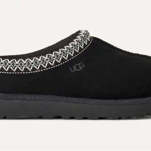 UGG Black Mules with Silver Trim